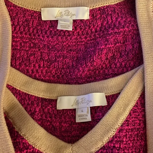 Lilly hot pink sweater set - Picture 2 of 6